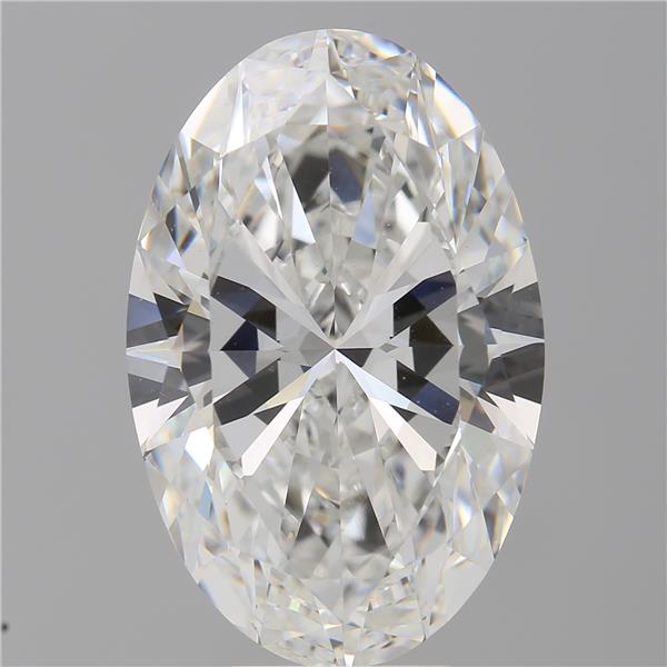 8.01 ct. oval Lab Grown Diamond front image