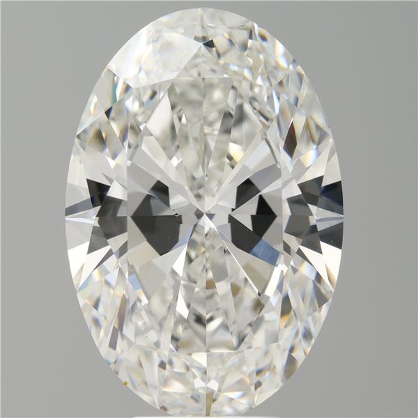 7.58 ct. oval Lab Grown Diamond front image