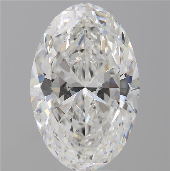 7.08 ct. oval Lab Grown Diamond front image