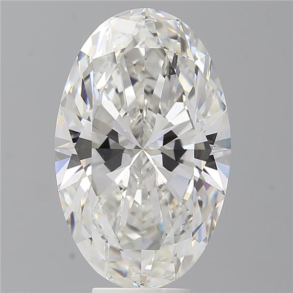 7.56 ct. oval Lab Grown Diamond front image