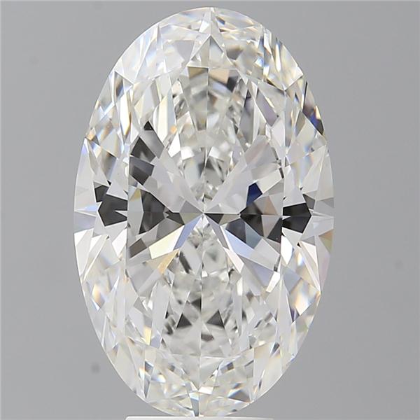 7.05 ct. oval Lab Grown Diamond front image