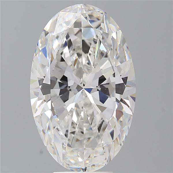 7.04 ct. oval Lab Grown Diamond front image