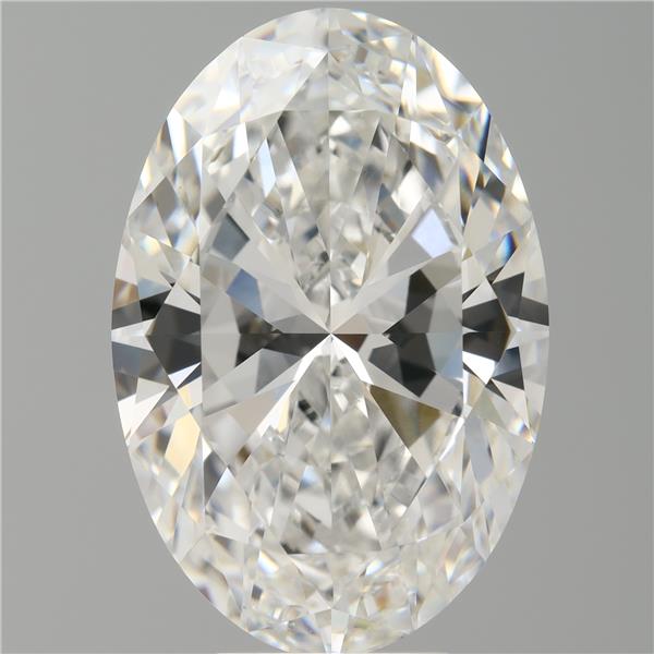 7.99 ct. oval Lab Grown Diamond front image