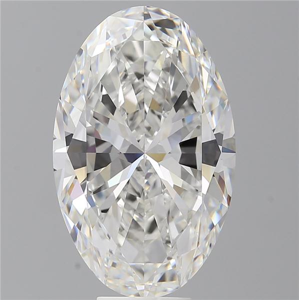 9.52 ct. oval Lab Grown Diamond front image