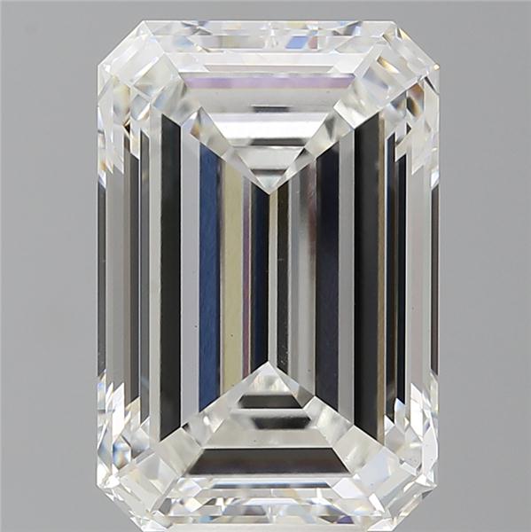 8.60 ct. emerald Lab Grown Diamond front image