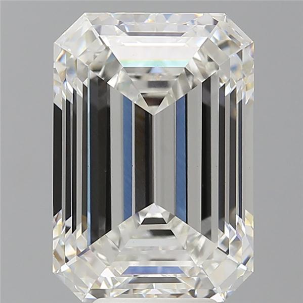 7.10 ct. emerald Lab Grown Diamond front image