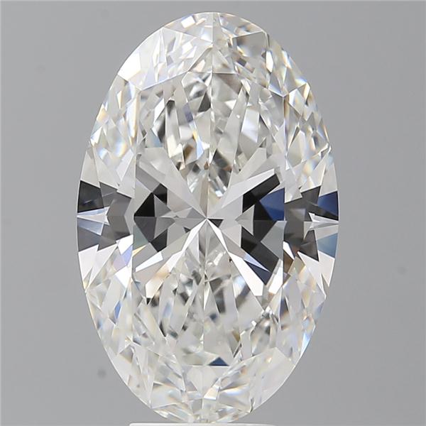 7.05 ct. oval Lab Grown Diamond front image