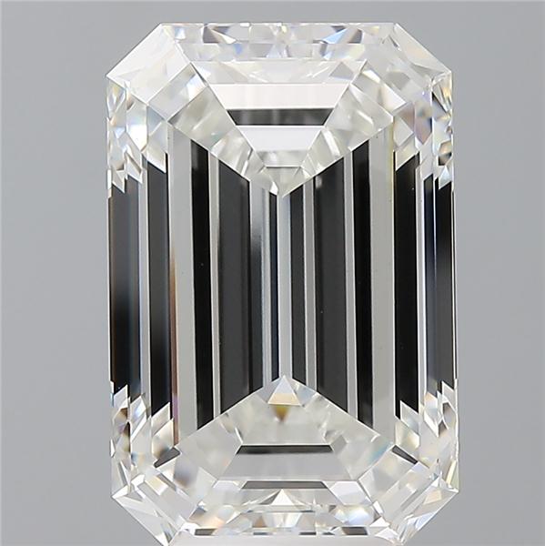 7.09 ct. emerald Lab Grown Diamond front image