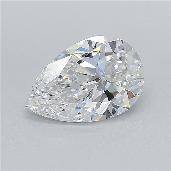 2 carat d VS2 EX Cut IGI pear diamond