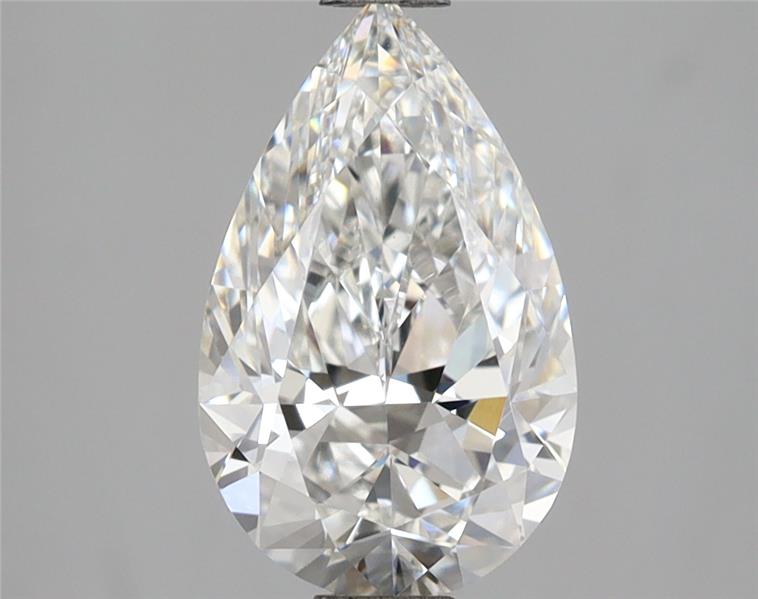 2.01 carat f VS1 EX Cut IGI pear diamond