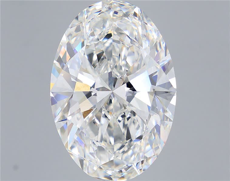 12.57 ct. oval Lab Grown Diamond front image