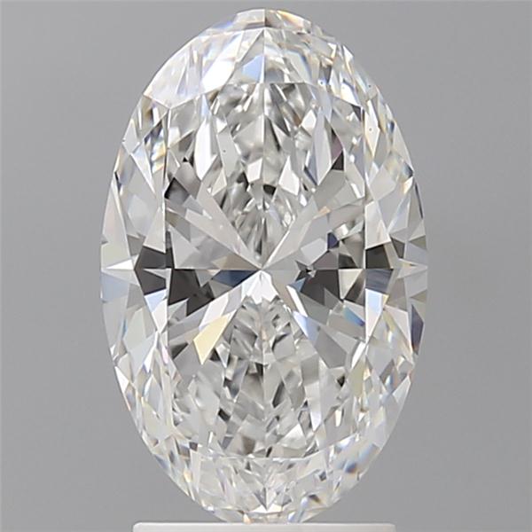 2.57 ct. oval Lab Grown Diamond front image