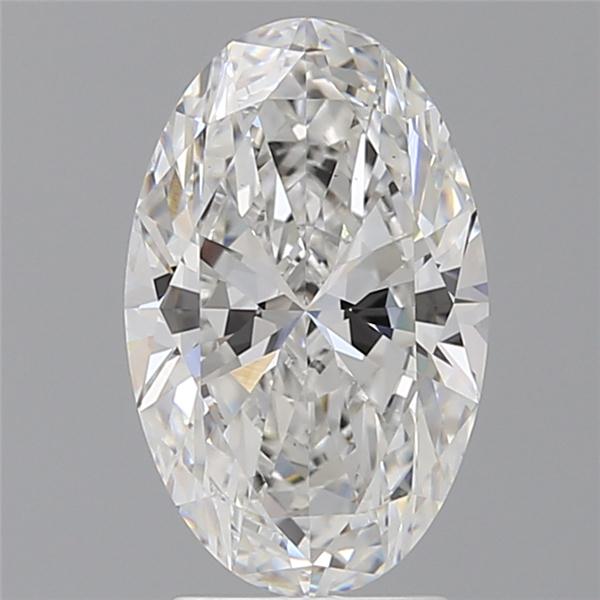 2.58 ct. oval Lab Grown Diamond front image