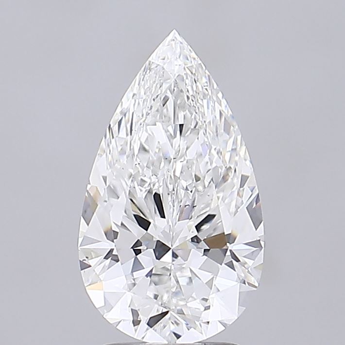 3.06 carat f VS1 EX Cut IGI pear diamond