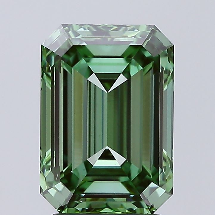 3.02 ct. emerald Lab Grown Diamond front image