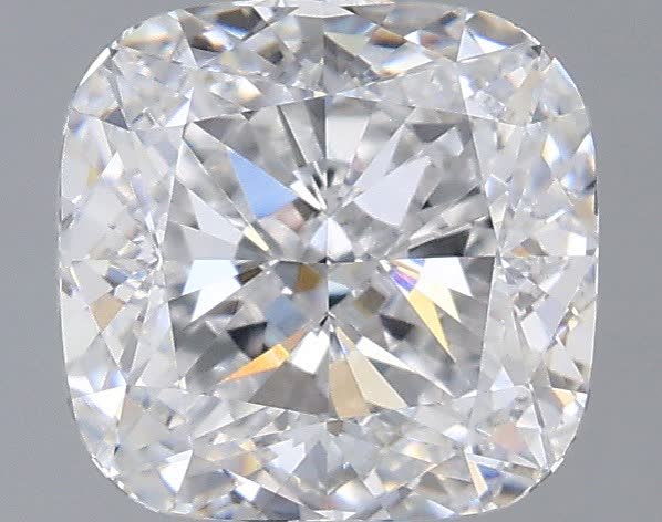 2.01 carat d VVS2 EX Cut IGI cushion diamond