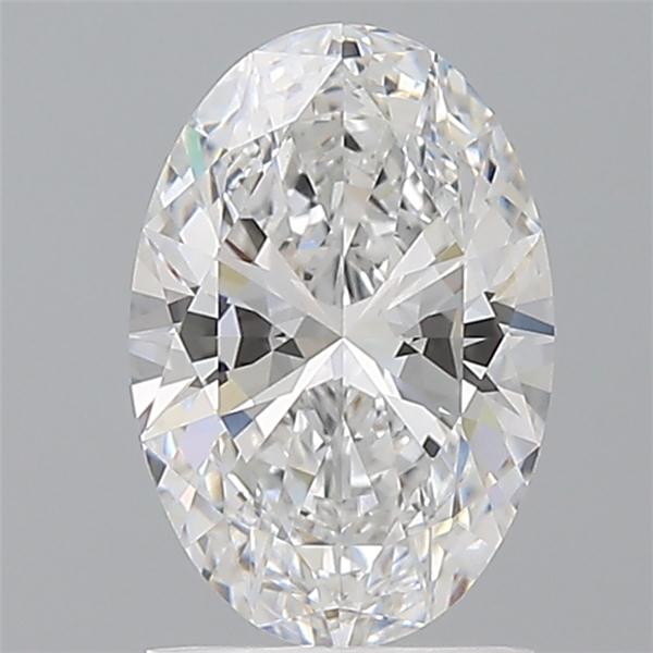 1.57 ct. oval Lab Grown Diamond front image