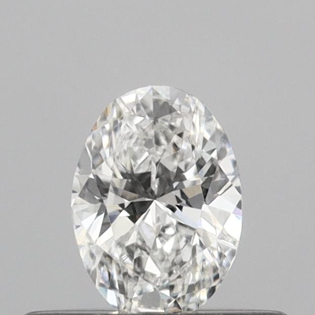 Actual 0.27 carat E Oval lab-grown diamond