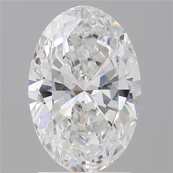 2.10 ct. oval Lab Grown Diamond front image