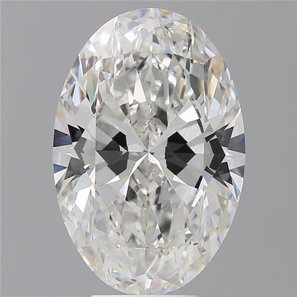 7.08 ct. oval Lab Grown Diamond front image