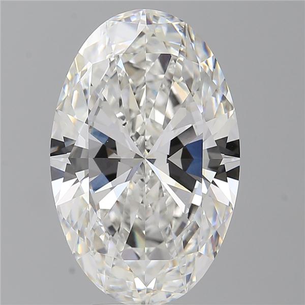 7.52 ct. oval Lab Grown Diamond front image