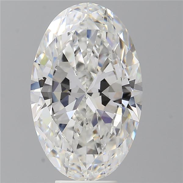 7.57 ct. oval Lab Grown Diamond front image