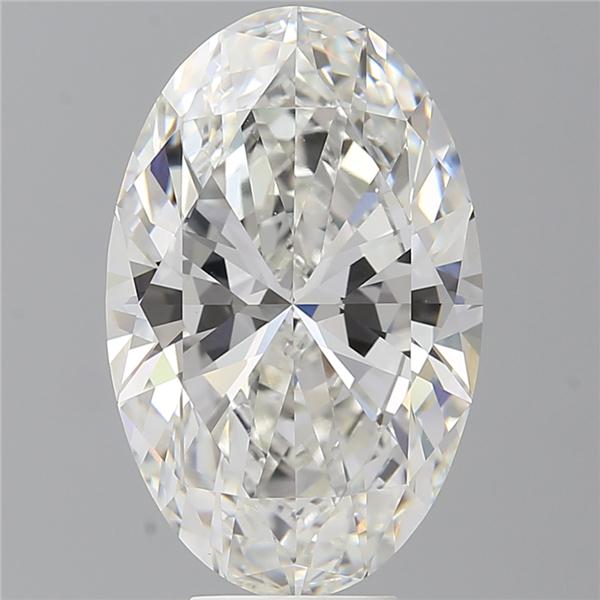 7.60 ct. oval Lab Grown Diamond front image
