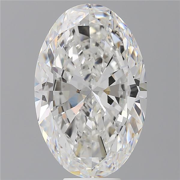 9.58 ct. oval Lab Grown Diamond front image