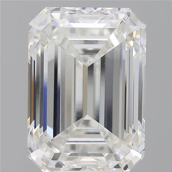 7.03 ct. emerald Lab Grown Diamond front image