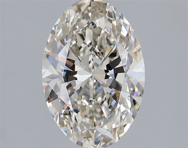 1.61 ct. oval Lab Grown Diamond front image