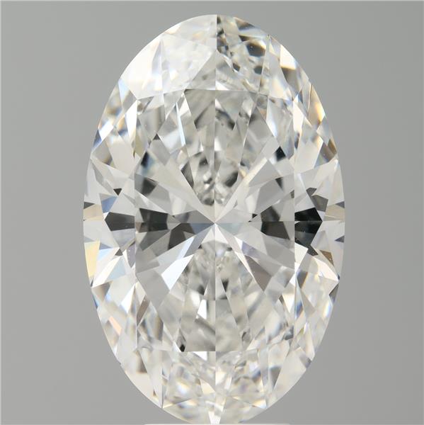 7.09 ct. oval Lab Grown Diamond front image