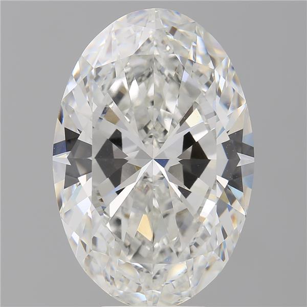 7.96 ct. oval Lab Grown Diamond front image