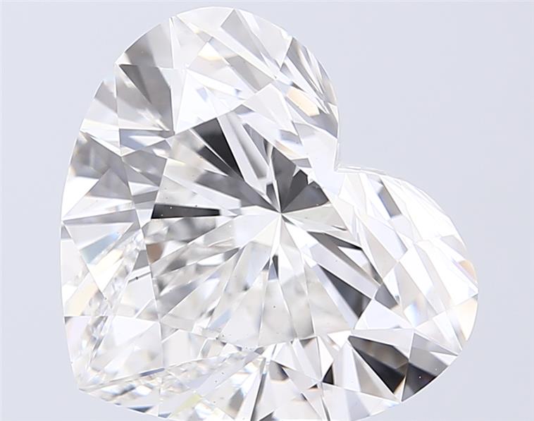 8.04 ct. heart Lab Grown Diamond front image