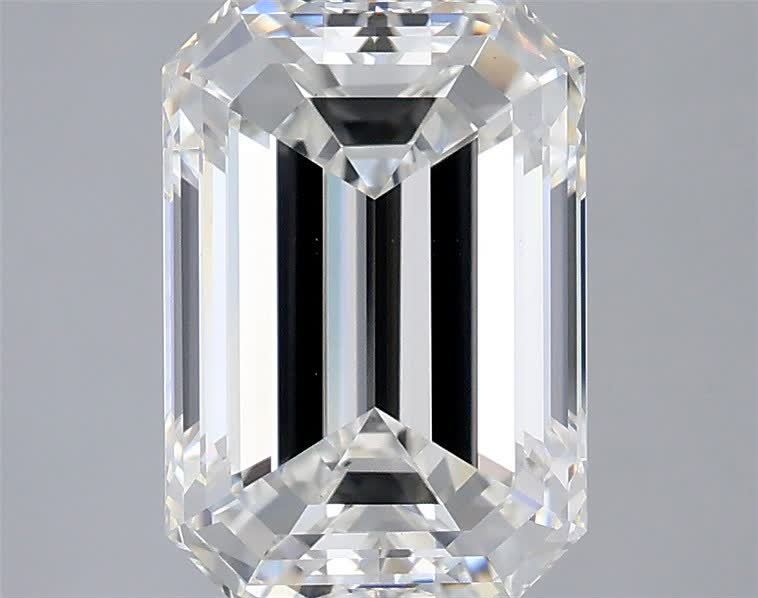 3.04 carat f VS1 EX Cut IGI emerald diamond