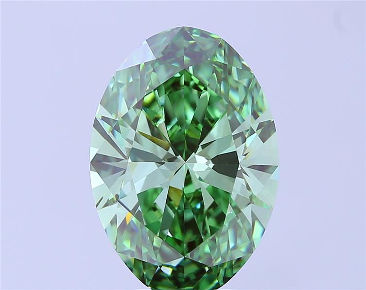 6.57 ct. oval Lab Grown Diamond front image