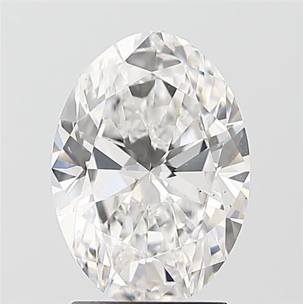 2 carat e VS2 EX Cut IGI oval diamond