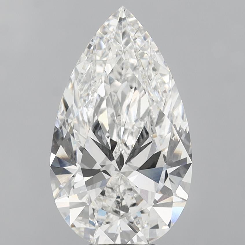 6.10 ct. pear Lab Grown Diamond front image
