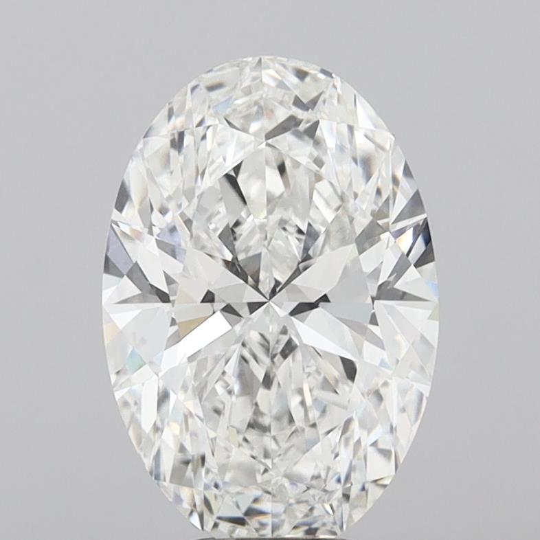 6.08 ct. oval Lab Grown Diamond front image