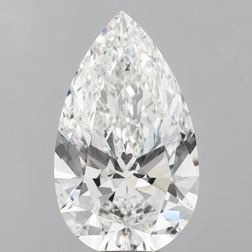 6.10 ct. pear Lab Grown Diamond front image