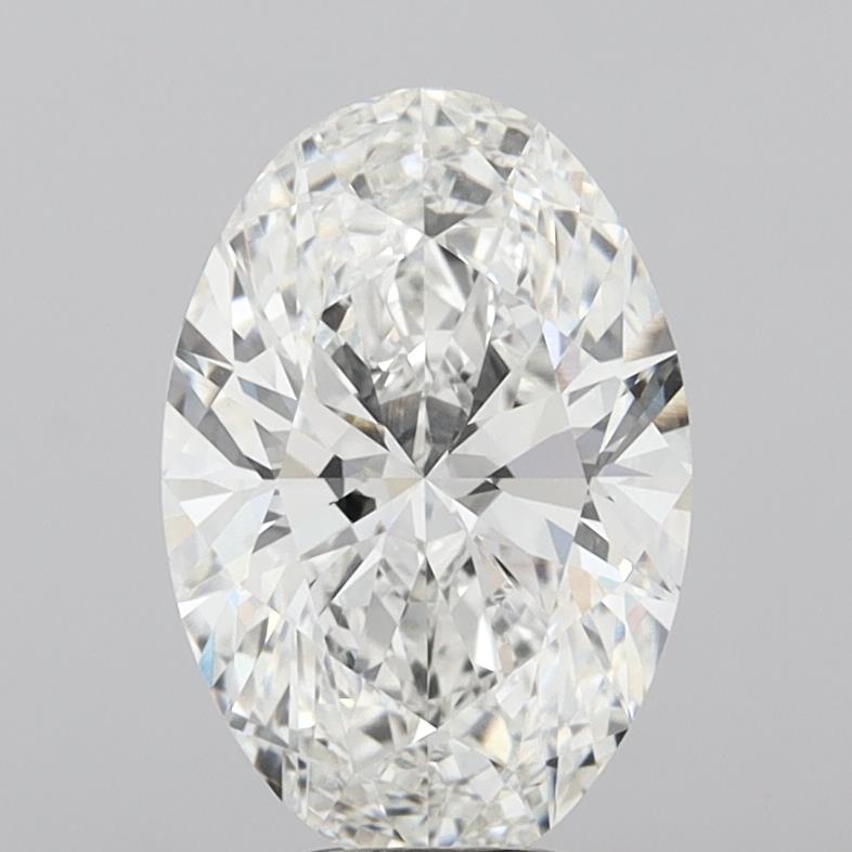 6.06 ct. oval Lab Grown Diamond front image