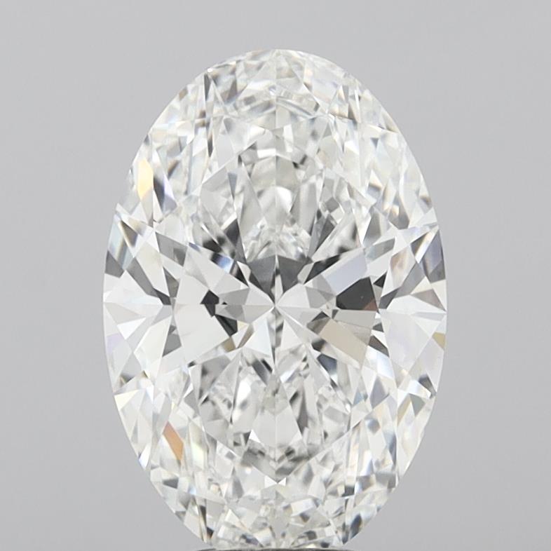 6.06 ct. oval Lab Grown Diamond front image