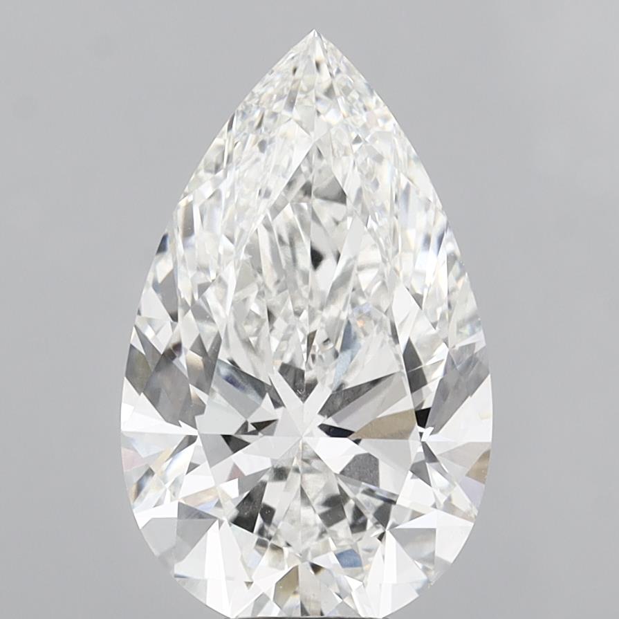 8.09 ct. pear Lab Grown Diamond front image