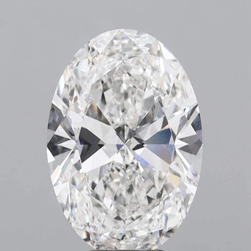 6.08 ct. oval Lab Grown Diamond front image