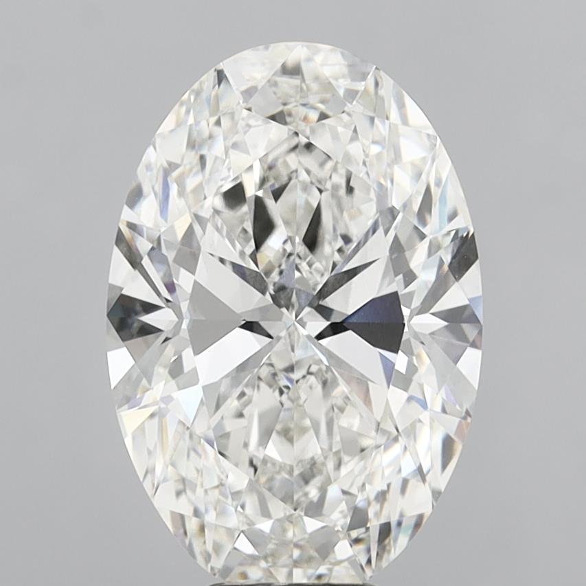 8.09 ct. oval Lab Grown Diamond front image