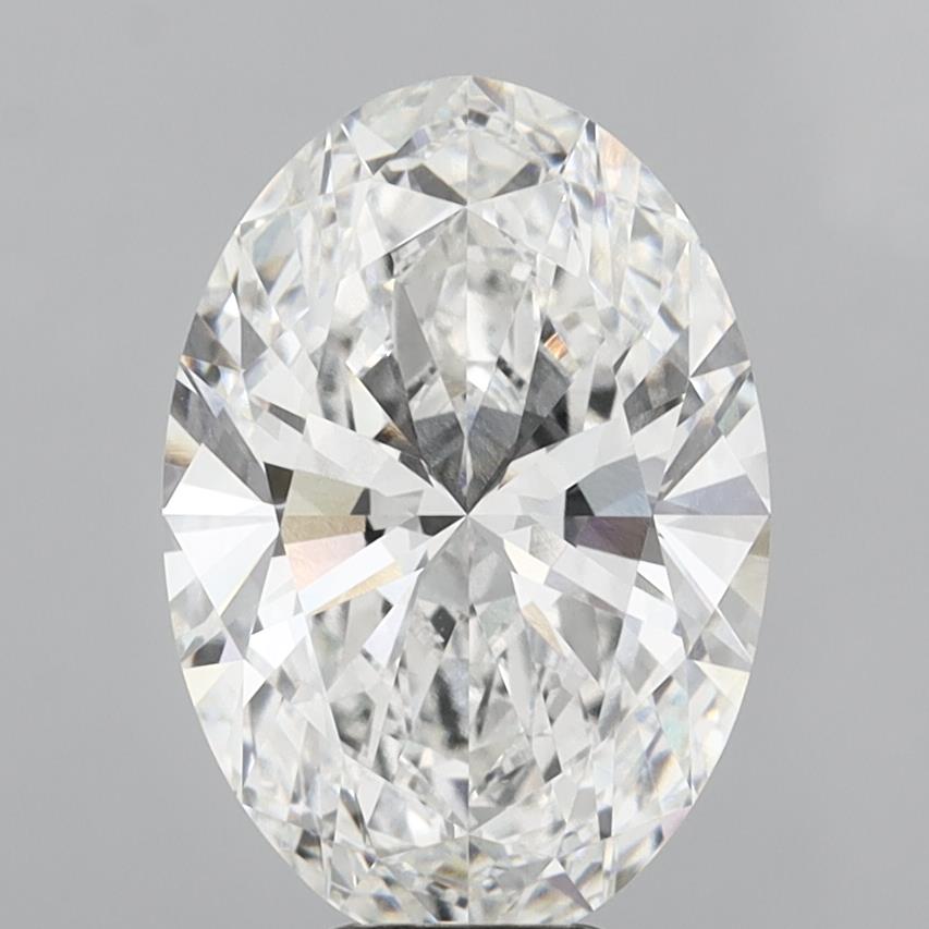 8.10 ct. oval Lab Grown Diamond front image