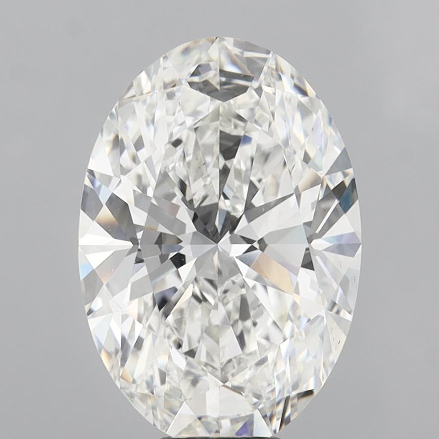 9.58 ct. oval Lab Grown Diamond front image