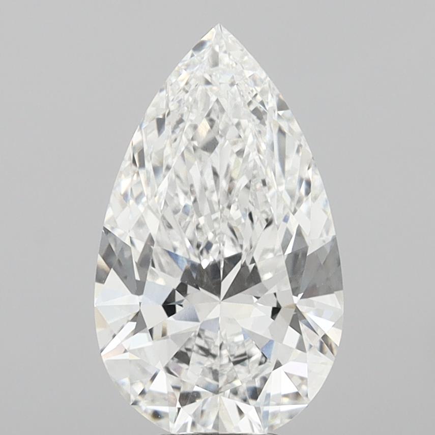 6.10 ct. pear Lab Grown Diamond front image