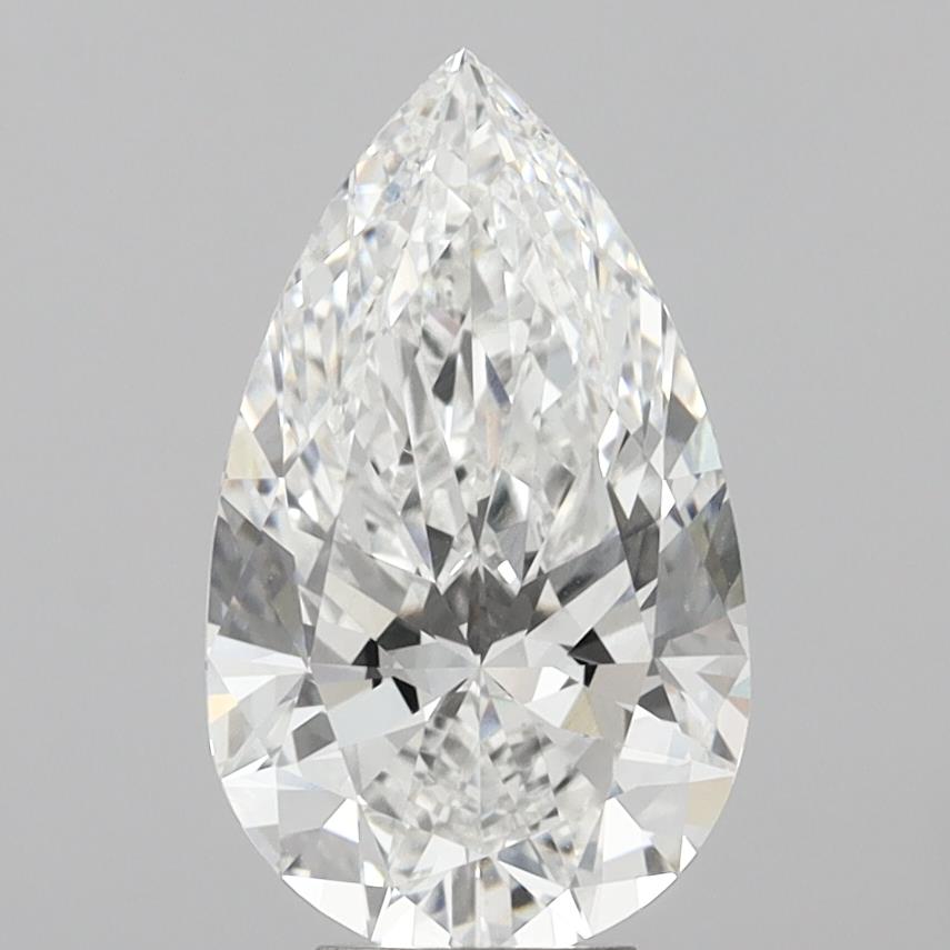 6.10 ct. pear Lab Grown Diamond front image