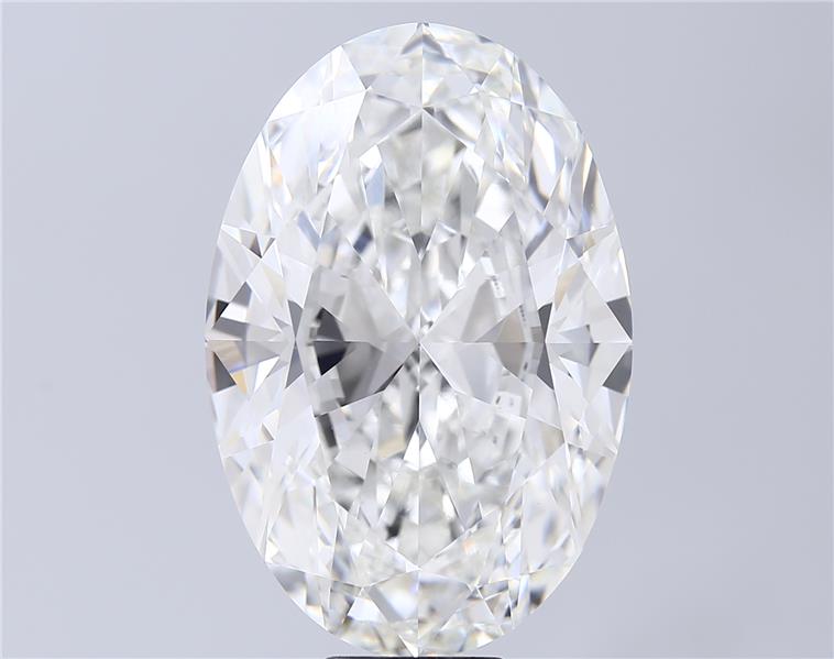 17.50 ct. oval Lab Grown Diamond front image