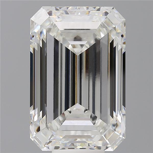 12.58 ct. emerald Lab Grown Diamond front image